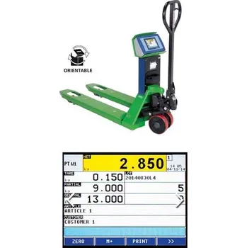 Paletový vozík Paletový vozík s váhou TPWET