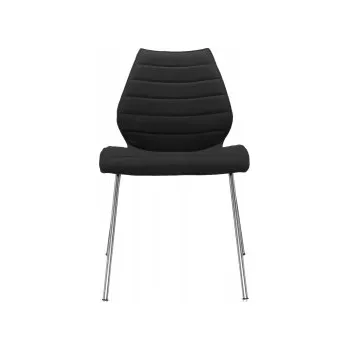 Jídelní židle Maui Soft bez područek černá