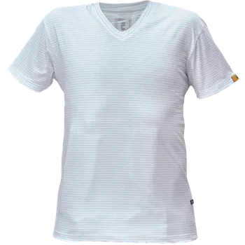 Pánské tričko ČERVA Tričko Véčko NOYO ESD, krátký rukáv 0304013580000 Bílá XS