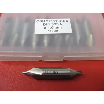 Vrták Vrták středící 60°-vybrušovaný A4 HSS CSN 221110