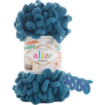 Alize příze Puffy 637 modrá