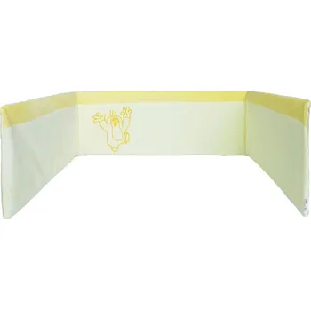 mantinel do postýlky Moravská ústředna Mantinel BABY Krtek Žlutá