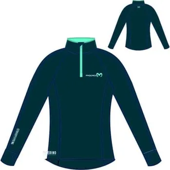 Dámská mikina TISPA MERINO ZIP dámská funkční mikina petrol M