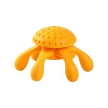 Hračka pro psa Hračka pes OCTUPUS MINI plov. z TPR pěny, oranžová KW