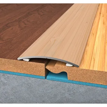 přechodová lišta BOHEMIA PROFIL Samolepící přechodový profil 40/1, 270 cm - dřevěná dýha - BAMBUS SVĚTLÝ