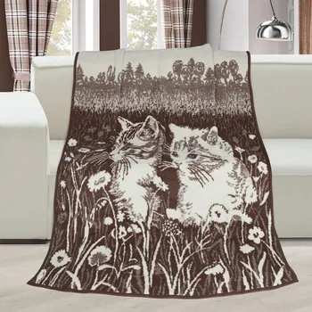 přikrývka Bellatex Akrylová přikrývka 150/200 cm - KOŤATA barva: KOČKY