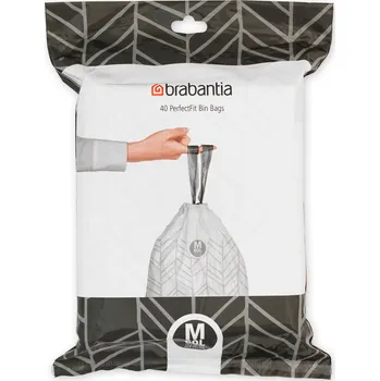 Pytle na odpadky Brabantia PERFECTFIT Sáčky do odpadkového koše 60 l (M) - role 40 ks