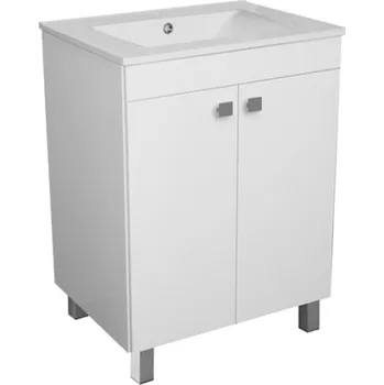 Koupelnový nábytek A - Interiéry Skříňka s umyvadlem Sorrento 60, LTD bílá/lesk 60,1x85x46 cm