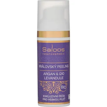 Pleťový peeling Saloos bio Pleťový královský peeling Levandule