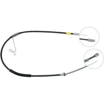 Lanko parkovací brzdy Pravé lanko ruční brzdy FORD TRANSIT (FORD 4041987 FORD 4077635 FORD 4331042 FORD 4457990 FORD 4654291 PIMAX 7.0866)