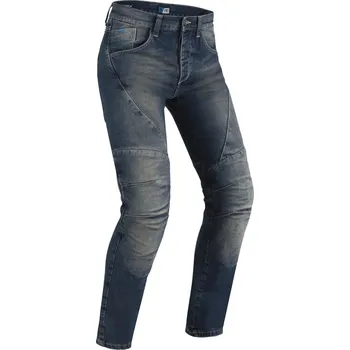 Kalhoty na americký fotbal Pmj promo jeans Pánské moto jeansy PMJ Dallas CE (Barva: modrá, Velikost: 34)