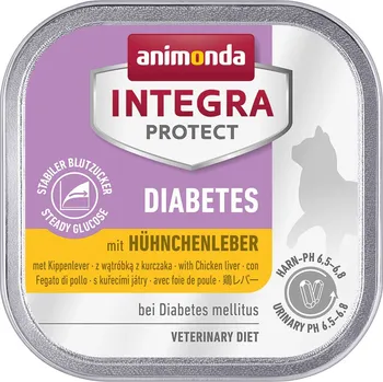 Krmivo pro kočku Animonda Integra Protect Diabetes kuřecí játra 32x100g