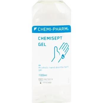 Zdravotnický materiál Chemi-Pharm CHEMISEPT GEL alkoholový dezinfekční gel na ruce Objem: 1 l