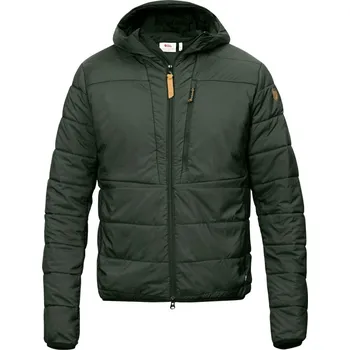 Bunda Fjällräven Keb Padded Hoodie M Deep Forest - M + doprava zdarma