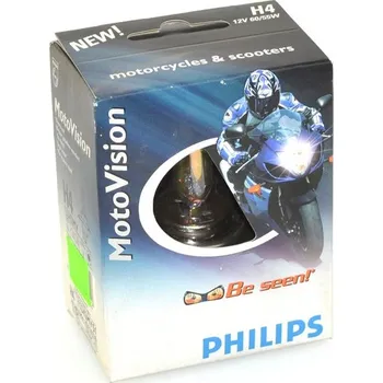 Povinná bezpečnostní výbava Žárovka PHILIPS MotoVision 12342MVS1 , H4 , 12V , 55W (MotoVision 12342MVS1 82110228)