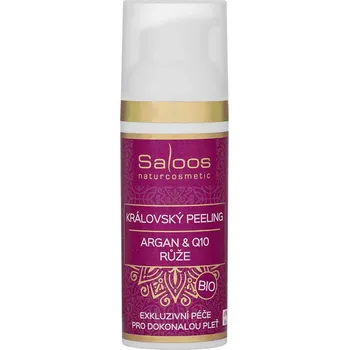 Pleťový peeling Saloos bio Pleťový královský peeling Růže