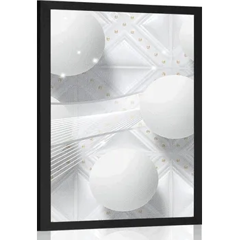 Plakát Dovido Plakát bílý luxus