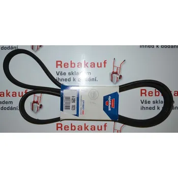 Drážkový řemen - oboustranný - VOLVO (VOLVO 8692141 VOLVO 9458469 VOLVO 30731862 VOLVO 30731811 OPTIBELT 6DPK1825)