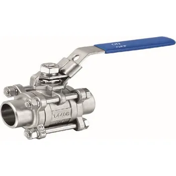 Vodovodní kohout INAIRCOM Trojdílný kulový kohout 3/4"i INOX