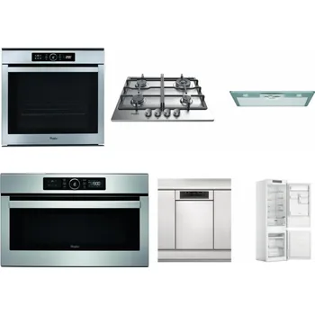 Set domácích spotřebičů WHIRLPOOL ABSOLUTE AKZM 8480 IX + WHIRLPOOL TKRL 661 IX EU + WHIRLPOOL AKR 650/1 IX + WHIRLPOOL ABSOLUTE AMW 730 IX + WHIRLPOOL WSBO 3O34 PF X + WHIRLPOOL WHC18 T311