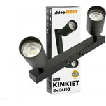 Stropní bodové svítidlo LED VIKI-X 2x GU10 - černé