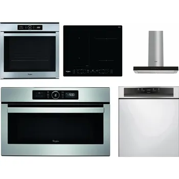 Set domácích spotřebičů WHIRLPOOL ABSOLUTE AKZM 8480 IX + WHIRLPOOL WL B8160 NE + WHIRLPOOL WHBS 62F LT K + WHIRLPOOL ABSOLUTE AMW 730 IX + WHIRLPOOL WBC 3C34 PF X
