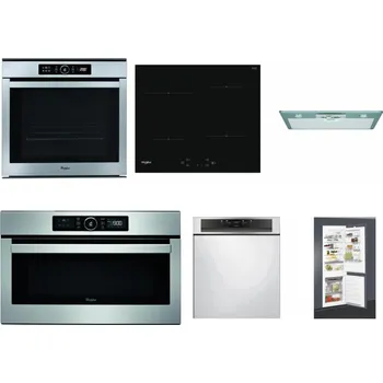 Set domácích spotřebičů WHIRLPOOL ABSOLUTE AKZM 8480 IX + WHIRLPOOL WS Q2760 BF + WHIRLPOOL AKR 650/1 IX + WHIRLPOOL ABSOLUTE AMW 730 IX + WHIRLPOOL WBC 3C34 PF X + WHIRLPOOL ART 65031