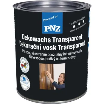 Olej na dřevo PNZ Dekorační vosk Transparent 0,75l Odstín: Nussbaum - ořech PNZ 4011289444481