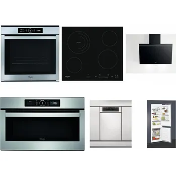 Set domácích spotřebičů WHIRLPOOL ABSOLUTE AKZM 8480 IX + WHIRLPOOL AKT 8900 BA + WHIRLPOOL AKR 62F LT K + WHIRLPOOL ABSOLUTE AMW 730 IX + WHIRLPOOL WSBO 3O34 PF X + WHIRLPOOL ART 65031