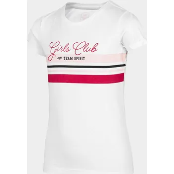 4F HJZ22-JTSD004 WHITE Dětské tričko EU 158