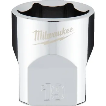 Gola hlavice MILWAUKEE Průmyslová hlavice 3/8" metrická, 19 mm