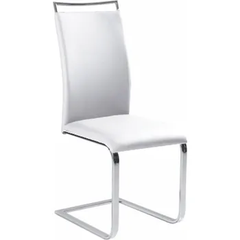 Křeslo Tempo Kondela Berion (bílá + chrom)