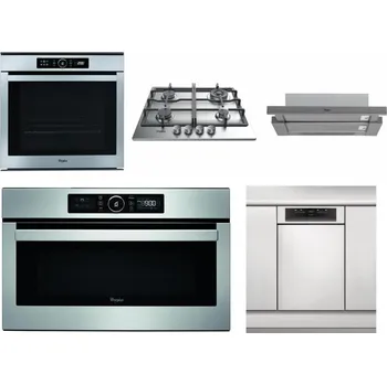 Set domácích spotřebičů WHIRLPOOL ABSOLUTE AKZM 8480 IX + WHIRLPOOL TKRL 661 IX EU + WHIRLPOOL AKR 749/1 IX + WHIRLPOOL ABSOLUTE AMW 730 IX + WHIRLPOOL WSBO 3O34 PF X