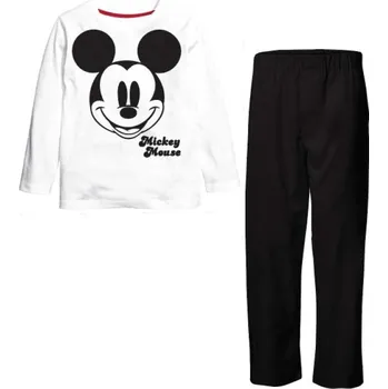 Chlapecké pyžamo Disney - Mickey Mouse Dětské pyžamo - bílá/černá | Mickey Mouse Barva: Bílá/Černá, Velikost: 110/116