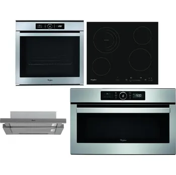 Set domácích spotřebičů WHIRLPOOL ABSOLUTE AKZM 8480 IX + WHIRLPOOL AKT 8900 BA + WHIRLPOOL AKR 749/1 IX + WHIRLPOOL ABSOLUTE AMW 730 IX