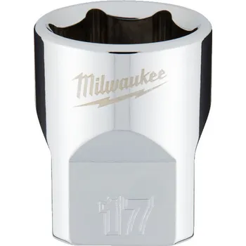 Gola hlavice MILWAUKEE Průmyslová hlavice 3/8" metrická, 17 mm