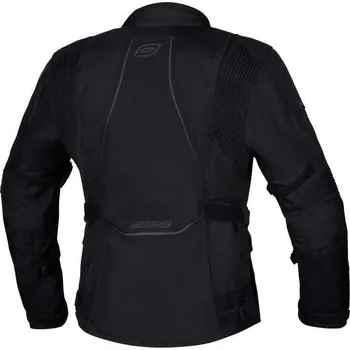 Dámská cargo bunda Ozone SAHARA LADY černá dámská textilní bunda na motorku 7XL