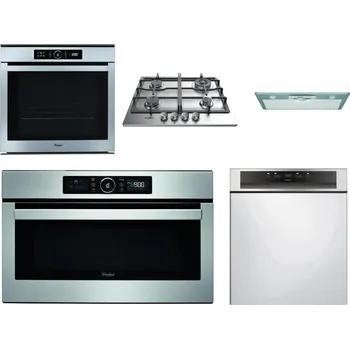 Set domácích spotřebičů WHIRLPOOL ABSOLUTE AKZM 8480 IX + WHIRLPOOL TKRL 661 IX EU + WHIRLPOOL AKR 650/1 IX + WHIRLPOOL ABSOLUTE AMW 730 IX + WHIRLPOOL WBC 3C34 PF X