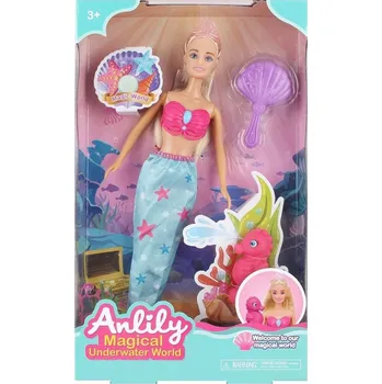 Teddies Anlily mořská panna 30 cm Panenka Teddies Anlily mořská panna 30 cm