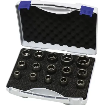 Gola sada Za tepla kovaný Sada nástrčné klíče 1/2" 15 ks. ASW