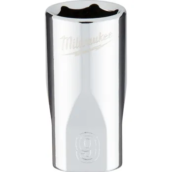 Gola hlavice MILWAUKEE Průmyslová hlavice 1/4" metrická, 9 mm