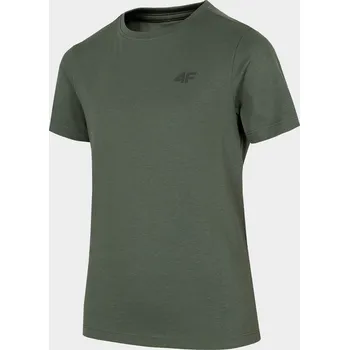 4F HJZ22-JTSM001 KHAKI Dětské tričko EU 122