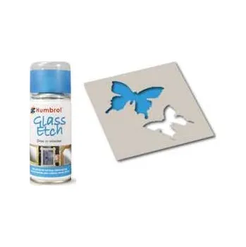Modelářská barva Humbrol sprej na sklo AD7702 - Glass Etch Blue