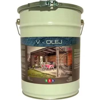 Olej na dřevo BBB V-OLEJ 4,5lt transparent BBB BARVY BBB V-OLEJ 04500 transparent