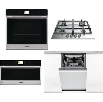 Set domácích spotřebičů WHIRLPOOL W9 OP2 4S2 H + WHIRLPOOL TKRL 661 IX EU + WHIRLPOOL W9 MD260 IXL + WHIRLPOOL WSIO 3O34 PFE X