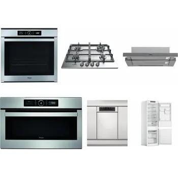 Set domácích spotřebičů WHIRLPOOL ABSOLUTE AKZM 8480 IX + WHIRLPOOL TKRL 661 IX EU + WHIRLPOOL AKR 749/1 IX + WHIRLPOOL ABSOLUTE AMW 730 IX + WHIRLPOOL WSBO 3O34 PF X + WHIRLPOOL WHC18 T311