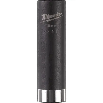 MILWAUKEE Průmyslová hlavice Shockwave 1/4" HEX 10mm, prodloužená