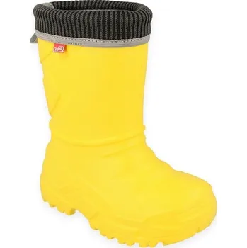 Dívčí holínky Holínky gumáčky sněhule Befado 162X302 162Y302 žluté zateplené vyjímatelnou vložkou velikost: 34