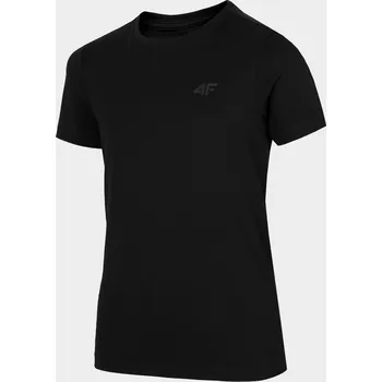 4F HJZ22-JTSM001 DEEP BLACK Dětské tričko EU 134