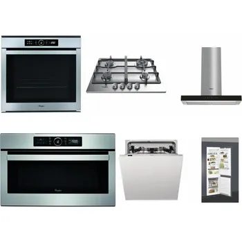 Set domácích spotřebičů WHIRLPOOL ABSOLUTE AKZM 8480 IX + WHIRLPOOL TKRL 661 IX EU + WHIRLPOOL WHBS 62F LT K + WHIRLPOOL ABSOLUTE AMW 730 IX + WHIRLPOOL WIC 3C33 PFE + WHIRLPOOL ART 66112